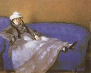 Edouard Manet Madame Manet on a Divan oil painting artist